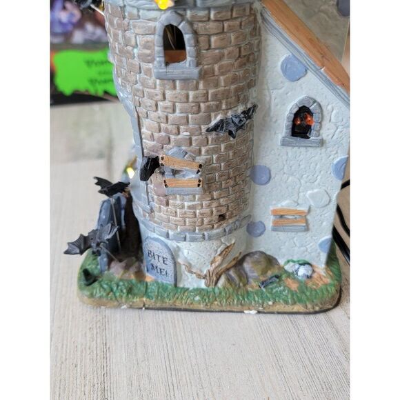 Lemax Vampire Bat Aviary 2011 spooky town Village accessory Halloween - Picture 11 of 12